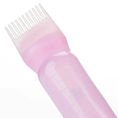 3pcs180ml Hair Oil Applicator Bottle Repeatable Filling Bottle Oil Applicator Bottle for Hair Professional Hairdressing Tools