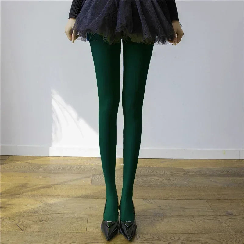 Collants Talenza pour femmes, bas fins, collants, leggings super élastiques grande taille, collants rouges sexy pour femmes, printemps automne hiver
