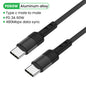 USB C to USB Type C Cable for MacBook Pro Quick Charge 4.0 PD 100W 5A Fast Charging for Samsung Xiaomi mi 10 Charge Cable 1/2M
