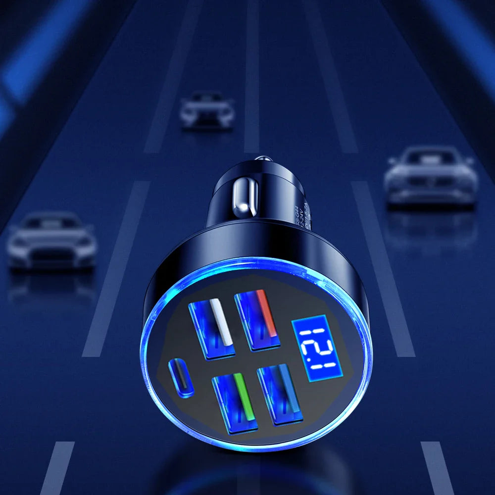 QC3.0 USB Car Charger Fast Charging Type C USB Phone Adapter in Car For iPhone 13 Pro Xiaomi Huawei Samsung Quick Charger