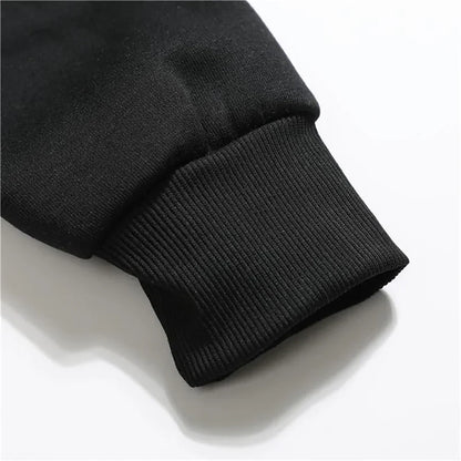 Men's Fleece Jackets Fashion Zipper Sweatshirts Spring Autumn Loose Casual Hoodies Women's Y2k Long Sleeve Solid Hooded Jacket