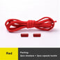 21 Colors No Tie Shoelaces Round Color Metal Lock Elastic Shoelace General For Children And Adults Sneakers Lazy Laces Unisex