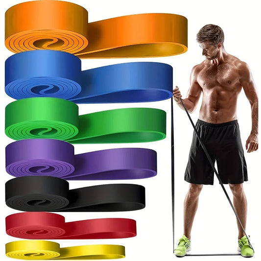Bandes de Résistance, Bandes d'Assistance pour Tractions, Bande Élastique de Résistance pour Exercices Intenses, pour la Rééducation et l'Entraînement à Domicile