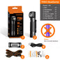 Nouvelle lampe frontale LED SUPERFIRE TH04 rechargeable Type C Phare 90° Lampe de poche 18650 avec aimant indicateur, Lampe frontale