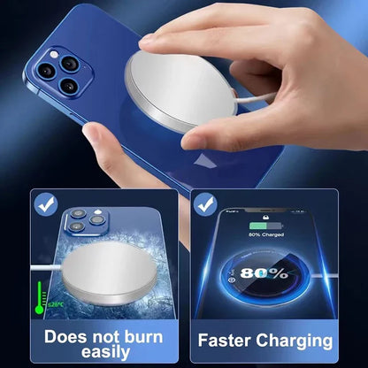Wireless Charger For iPhone 16 15 14 13 12 Pro Max Plus AirPods Fast Charging Type C Magnetic Charge