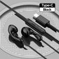 For Samsung Headphones HiFi Bass Stereo Volume Control With Mic Type C 3.5mm Eadphones For Galaxy S24 S23 S22 S21 Ultra Note 20