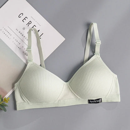 1 Pcs Women Underwear Cotton Bra Seamleass Gathered Push Up Comfortable Soft Bralette Sexy Fashion Ladies Intimate Lingerie