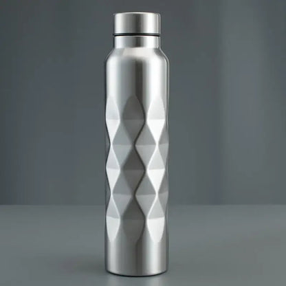 1pc 750ml/1000ml Stainless Steel Water Bottle, Large Capacity Portable Sports Bottles For Outdoor Camping Hiking Travel