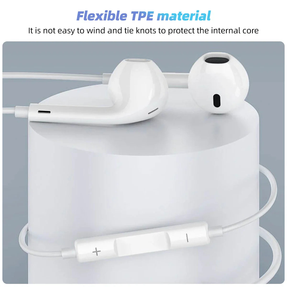 Type C Wired Earphones For Apple iPhone 15 Pro Max In-Ear With Mic For Sumsung Onepuls Xiaomi Redmi Huawei USB C Music Earpbuds
