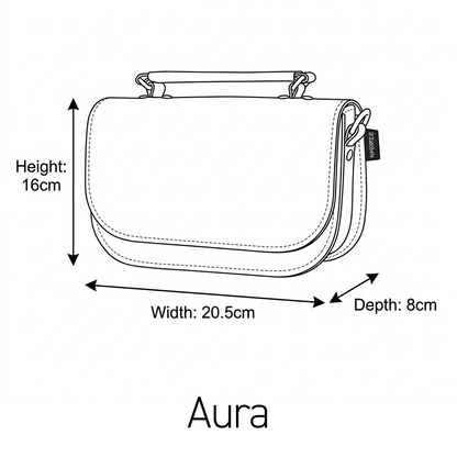 Aura Handmade Leather Bag - Chestnut