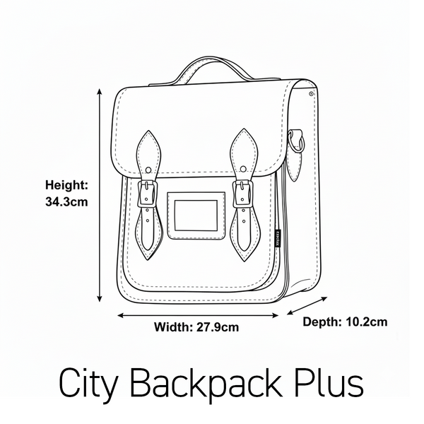 Autumnal Kaleidoscope Leather Backpack