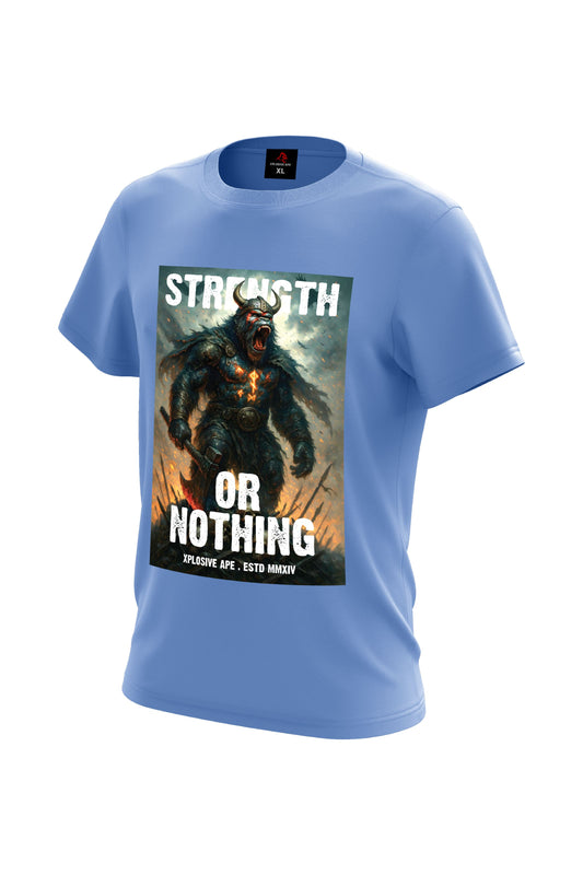 XAPE Strength Or Nothing Tee - Carolina Blue