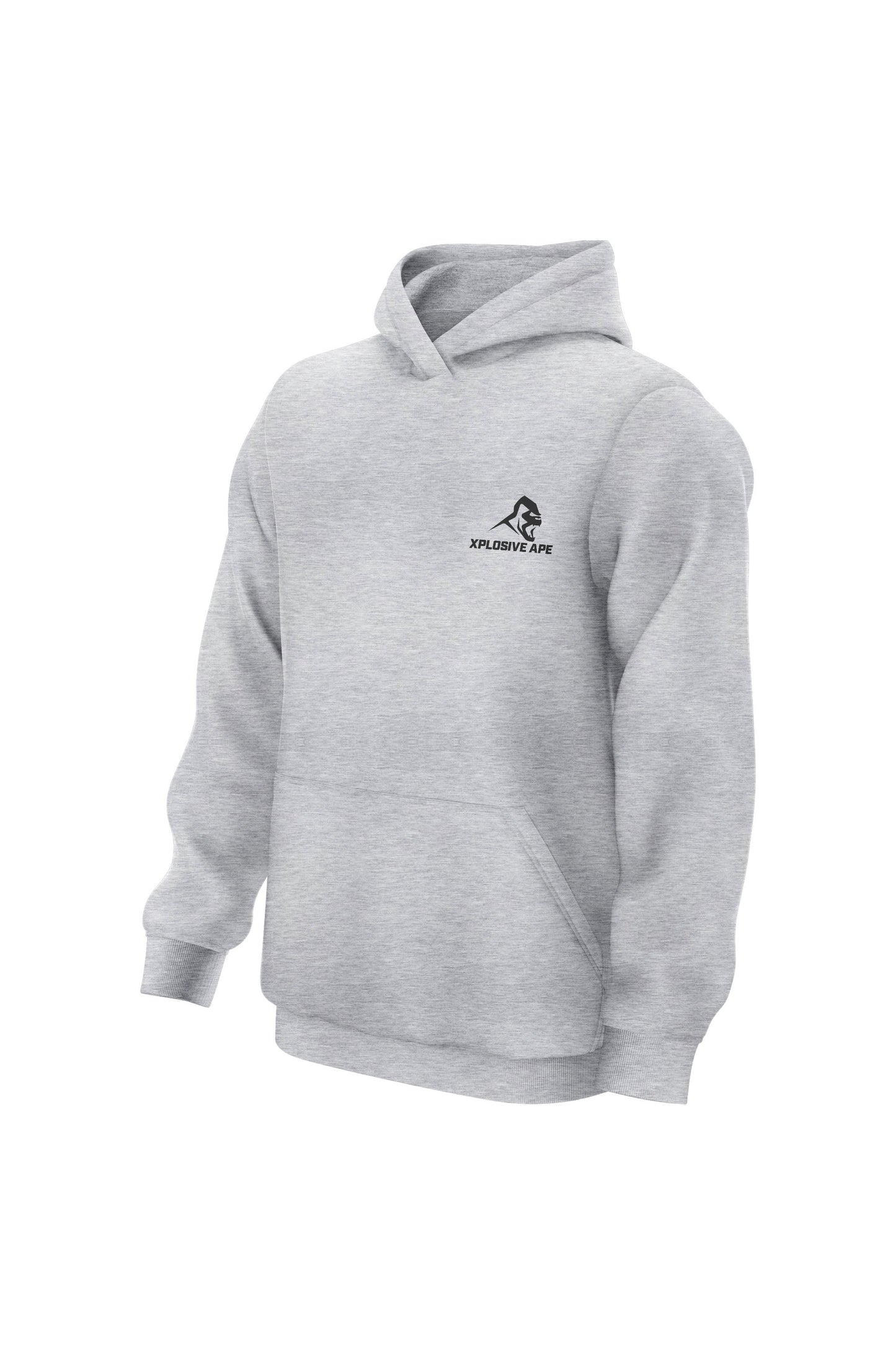XAPE Splatter Graffiti V4 Hoodie - Heather Grey