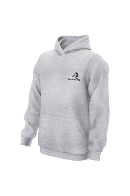 XAPE Splatter Graffiti V4 Hoodie - Heather Grey