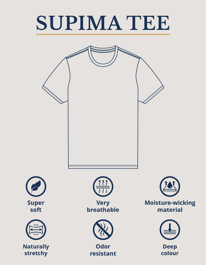T-shirt pur coton Supima - Olive