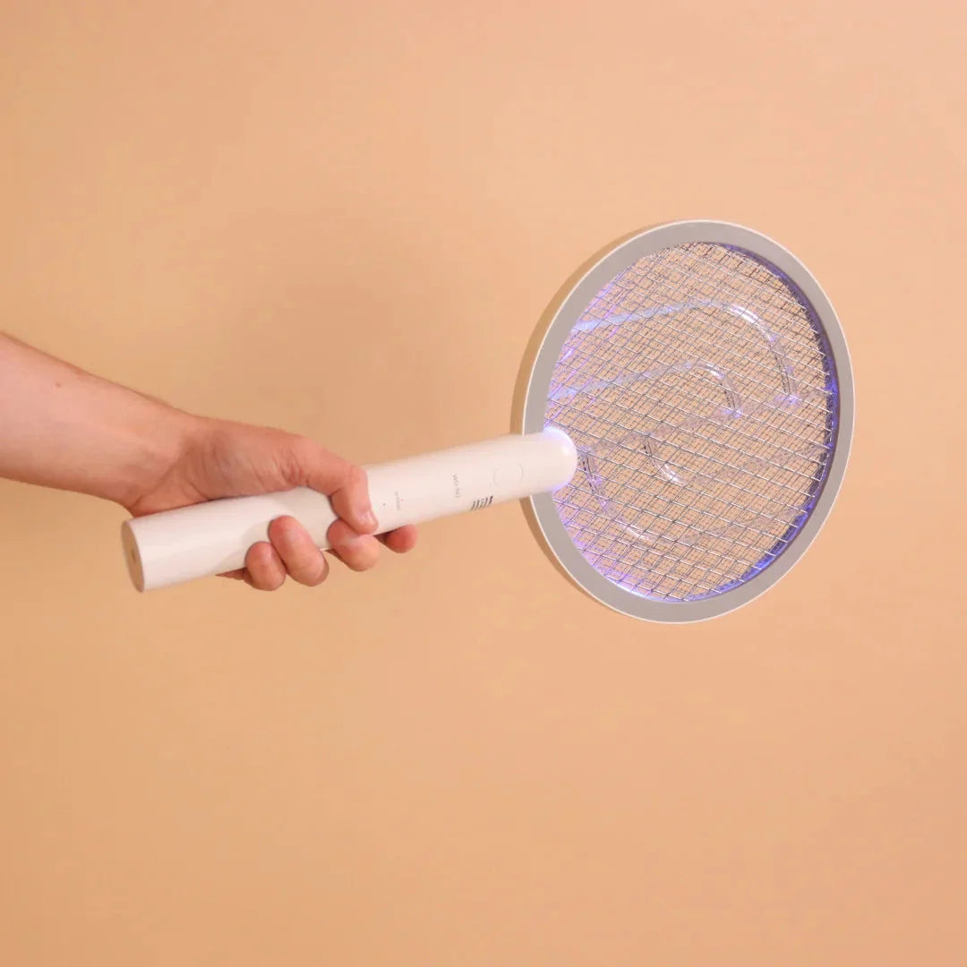 Senelux Electric Fly Swatter, Bug Zapper 2in-1 Racket Fly Killer USB Rechargeable Fly Zapper