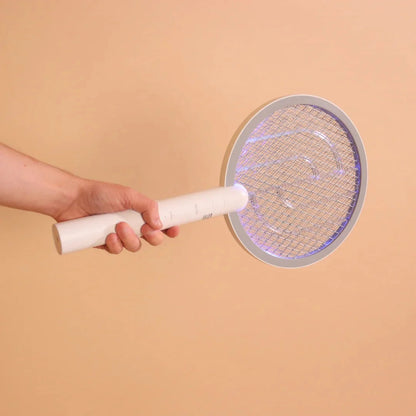 Senelux Electric Fly Swatter, Bug Zapper 2in-1 Racket Fly Killer USB Rechargeable Fly Zapper