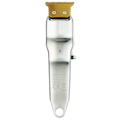 VGR V-261 8W USB Metal Professional Hair Clipper with LED Digital Display (Silver)