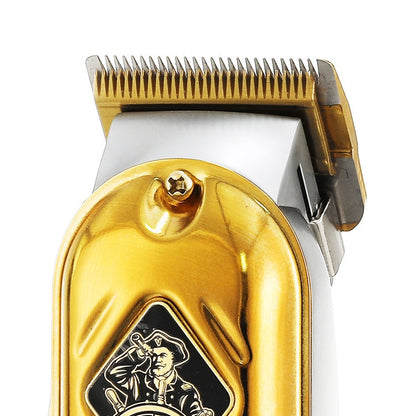 VGR V-267 10W USB Metal Hair Clipper with LED Digital Display & 5 Gears Adjustment (Silver)