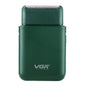 VGR V-390 5W USB Portable Reciprocating Electric Shaver (Green)
