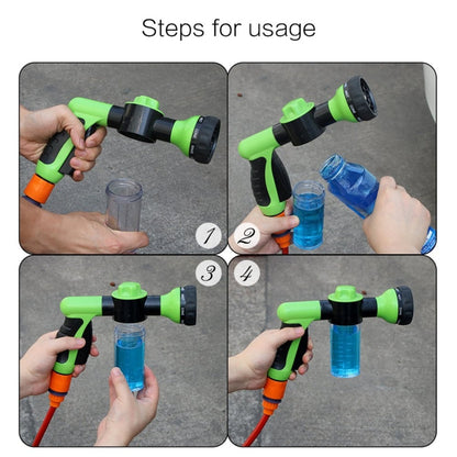 Professional  Multifunction Auto Foam Car Washer 3 Grade High Pressure Water Nozzle