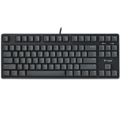 Clavier de jeu mécanique filaire de bureau Rapoo V860, Spécifications: 87 touches (interrupteurs verts)