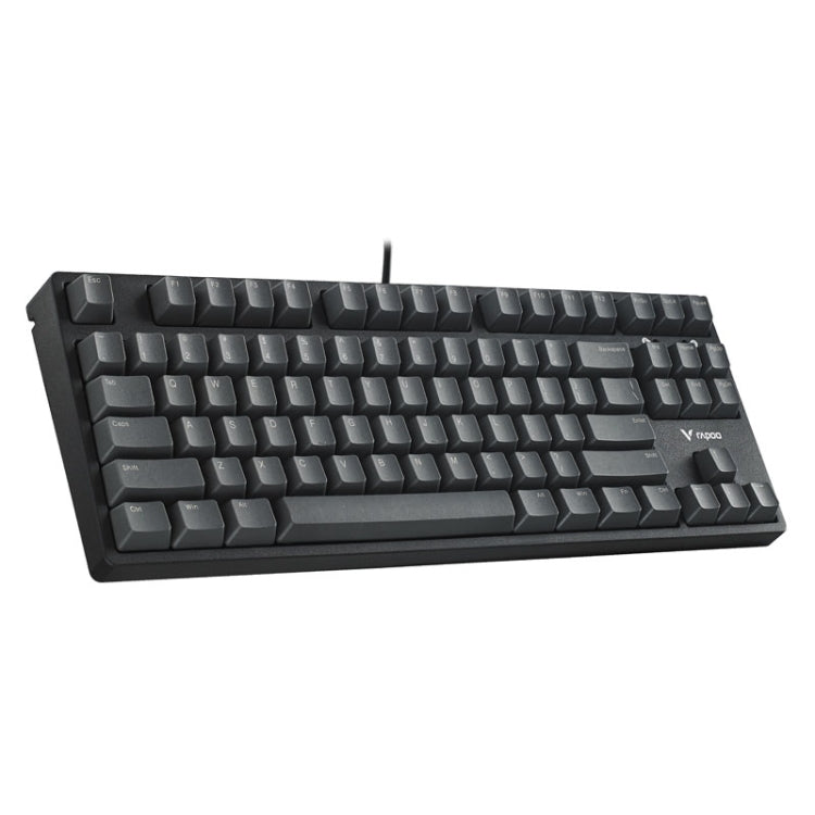 Clavier de jeu mécanique filaire de bureau Rapoo V860, Spécifications: 87 touches (interrupteurs verts)