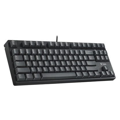 Clavier de jeu mécanique filaire de bureau Rapoo V860, Spécifications: 87 touches (interrupteurs verts)