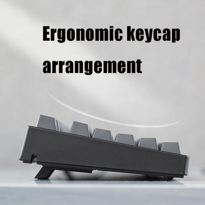 Clavier de jeu mécanique filaire de bureau Rapoo V860, Spécifications: 87 touches (interrupteurs verts)
