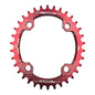 MOTSUV Narrow Wide Chainring MTB  Bicycle 104BCD Tooth Plate Parts(Red)