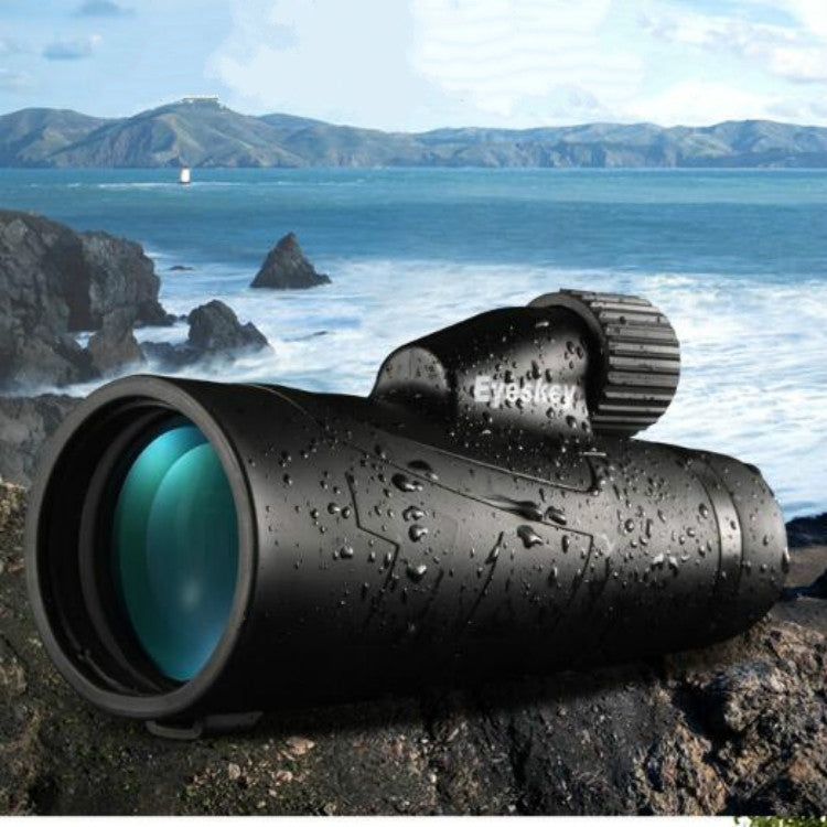 Télescope monoculaire portable Eyeskey Outdoor HD, jumelles, télescope mobile, monoculaire de vision nocturne à faible luminosité, télescope de pêche (8X42)