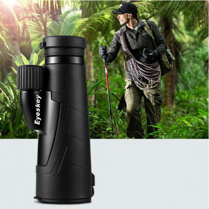 Télescope monoculaire portable Eyeskey Outdoor HD, jumelles, télescope mobile, monoculaire de vision nocturne à faible luminosité, télescope de pêche (8X42)