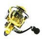 YUMOSHI XF2000 Full Metal Swing Arm Metal Head Fishing Reel(Gold)