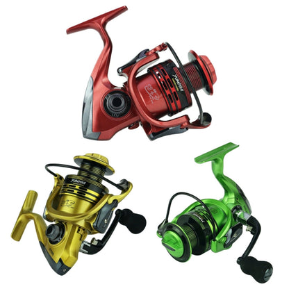 YUMOSHI XF6000 Full Metal Swing Arm Metal Head Fishing Reel(Red)