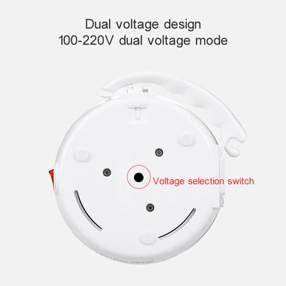 Portable Folding Silicone Intelligent Constant Temperature Travel Camping Electric Kettle, Power cord specification:EU Plug(White)