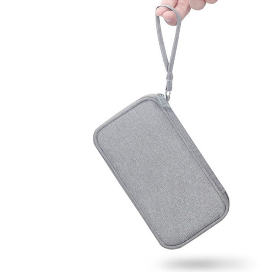 BUBM Digital Charger USB Data Cable Organizer Storage Bag Earphone Wire Power Bank Travel Case(Gray)