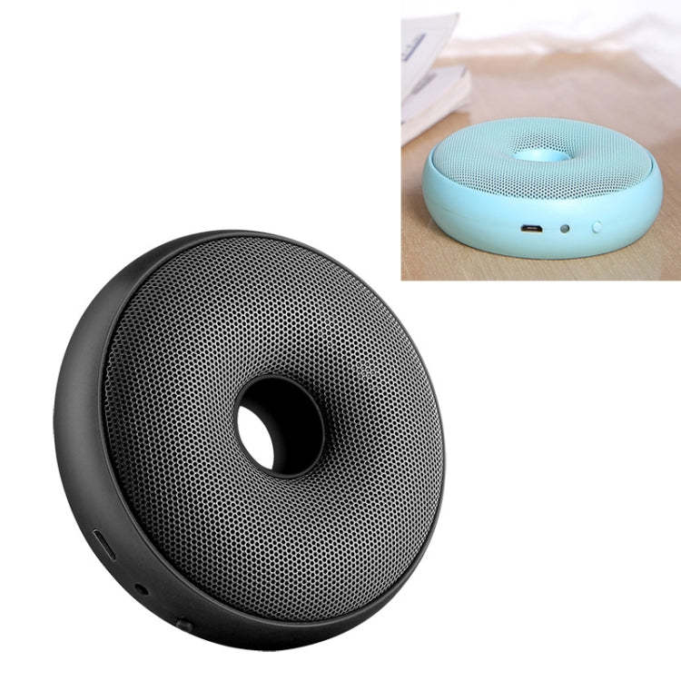 Purificateur d'air électrique portable Donut pour voiture et maison, désodorisant anionique à l'ozone (noir)