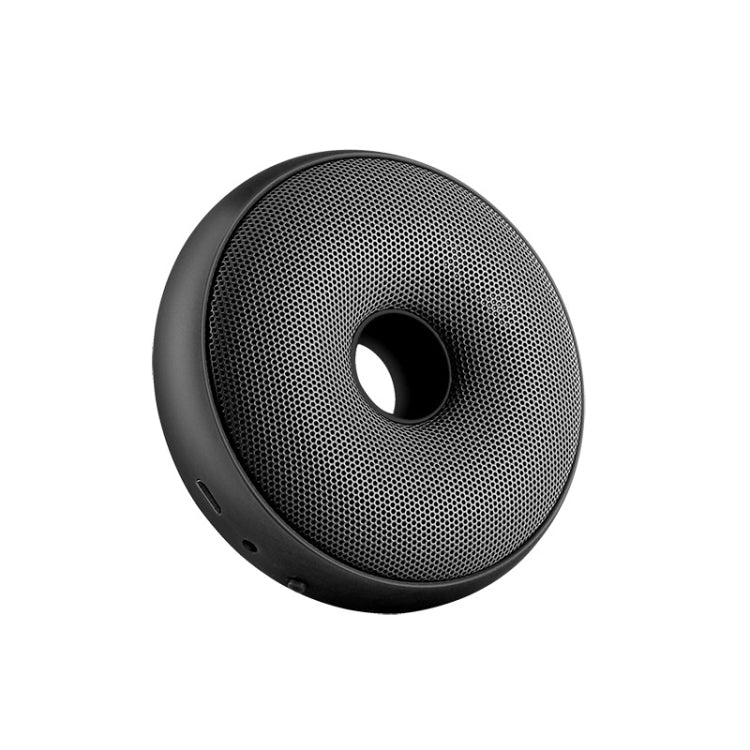 Purificateur d'air électrique portable Donut pour voiture et maison, désodorisant anionique à l'ozone (noir)