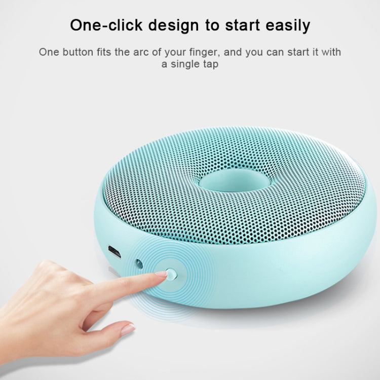 Purificateur d'air électrique portable Donut pour voiture et maison, désodorisant anionique à l'ozone (noir)