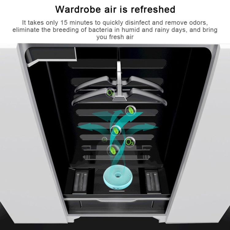 Purificateur d'air électrique portable Donut pour voiture et maison, désodorisant anionique à l'ozone (noir)