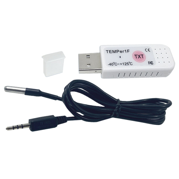 Thermomètre étanche USB TEMPer1F - Sonde de température - Surveillance d'aquarium