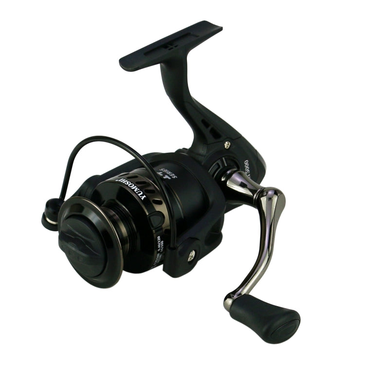 Moulinet de pêche YUMOSHI LS2000 avec tête métallique pour canne à pêche en mer (bras oscillant en métal + poignée en caoutchouc dur)