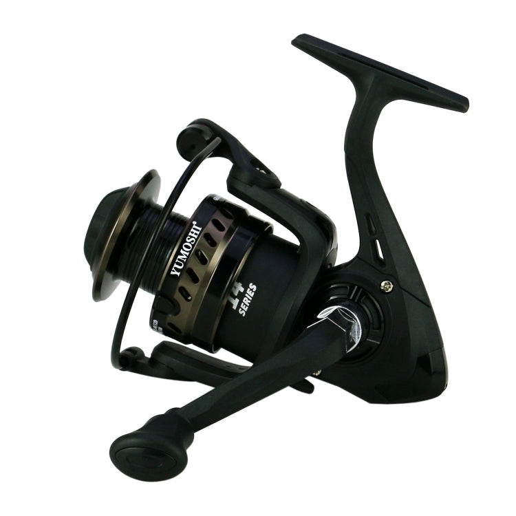 YUMOSHI LS5000 Metal Head Fishing Reel Sea Rod Spinning Reel(Folding Swing Arm+Hard Rubber Grip)