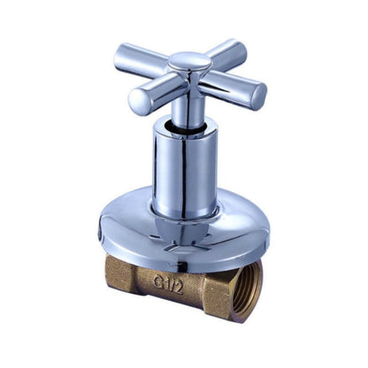 Tap Water Switching Valve Water Pipe Main Gate 4 Points Inner Wire Tooth Copper Submerged Valve(72-0001)
