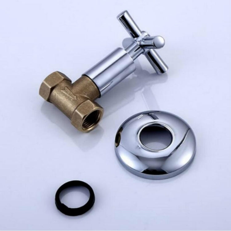 Tap Water Switching Valve Water Pipe Main Gate 4 Points Inner Wire Tooth Copper Submerged Valve(72-0001)