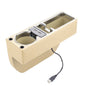 Boîte de rangement pour siège de voiture SUSISUN SNH010, Style : Charge USB avec entraînement positif (abricot)