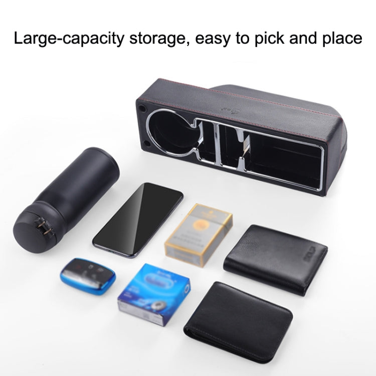 Boîte de rangement pour siège de voiture SUSISUN SNH010, Style : Charge USB avec entraînement positif (abricot)