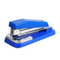 Deli 0414 Stapler Portable Rotatable Stapler 0012 Staple Nail(Blue)