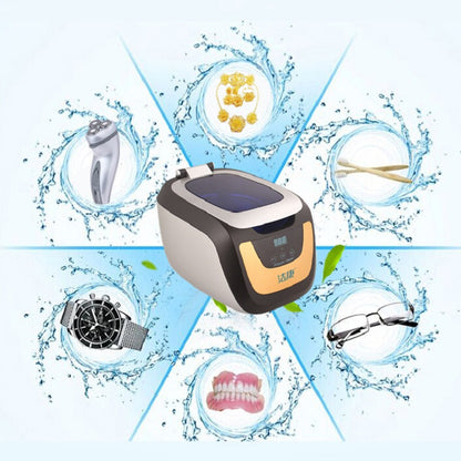 Jie Kang CE-5700A Ultrasonic Cleaner Household Jewelry Denture Glasses Cleaner(EU Plug)