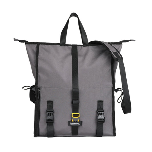 Rhinowalk Sacoche de Guidon à Bandoulière/Diagonal Sac de Rangement Arrière pour Vélo (X2002 Gris Foncé)